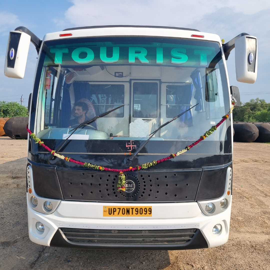 Tata AC Coach 48 Seater Front View